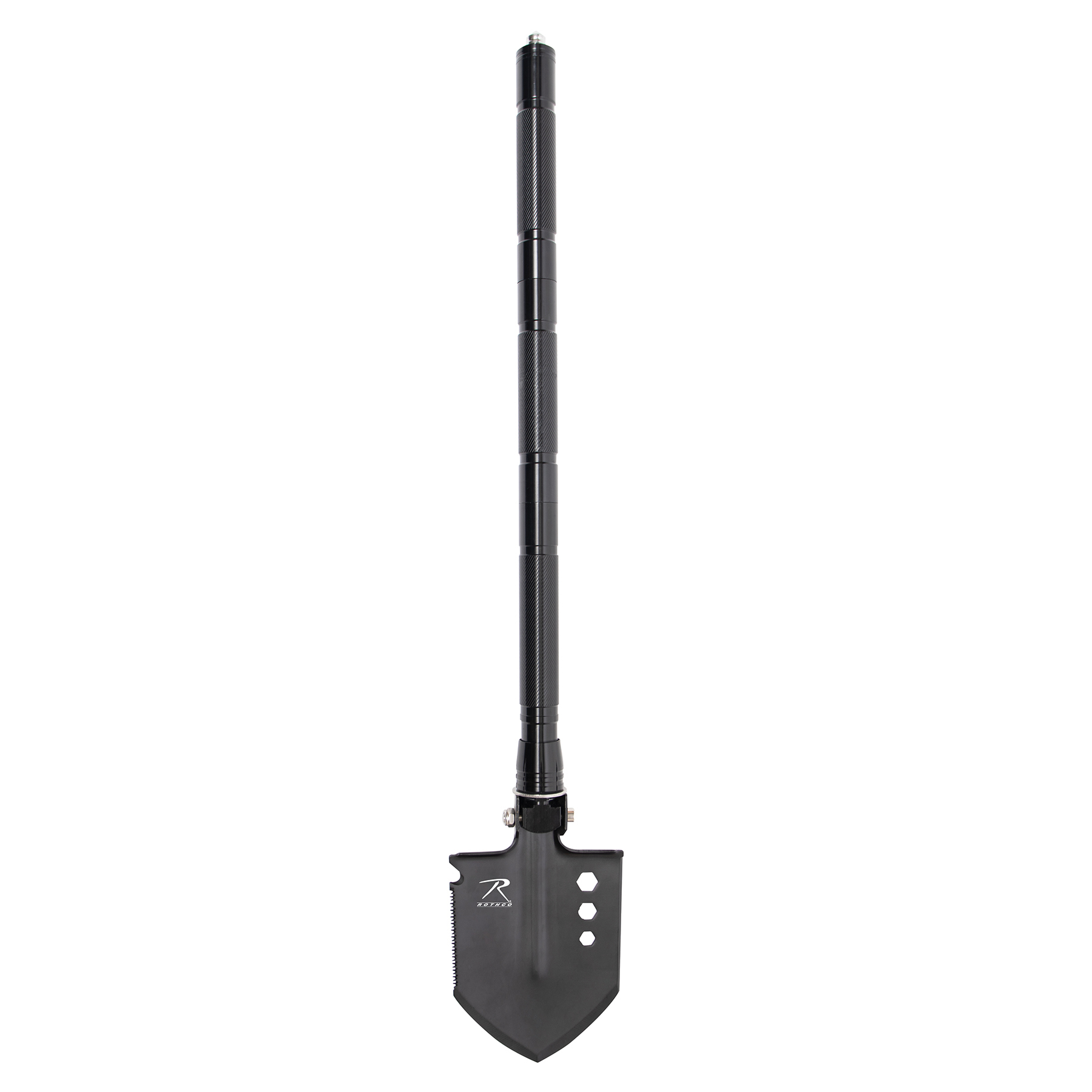 Rothco 8-in-1 Multi-Tool Survival Shovel / Portable Camping Entrenching Tool – Stainless Steel