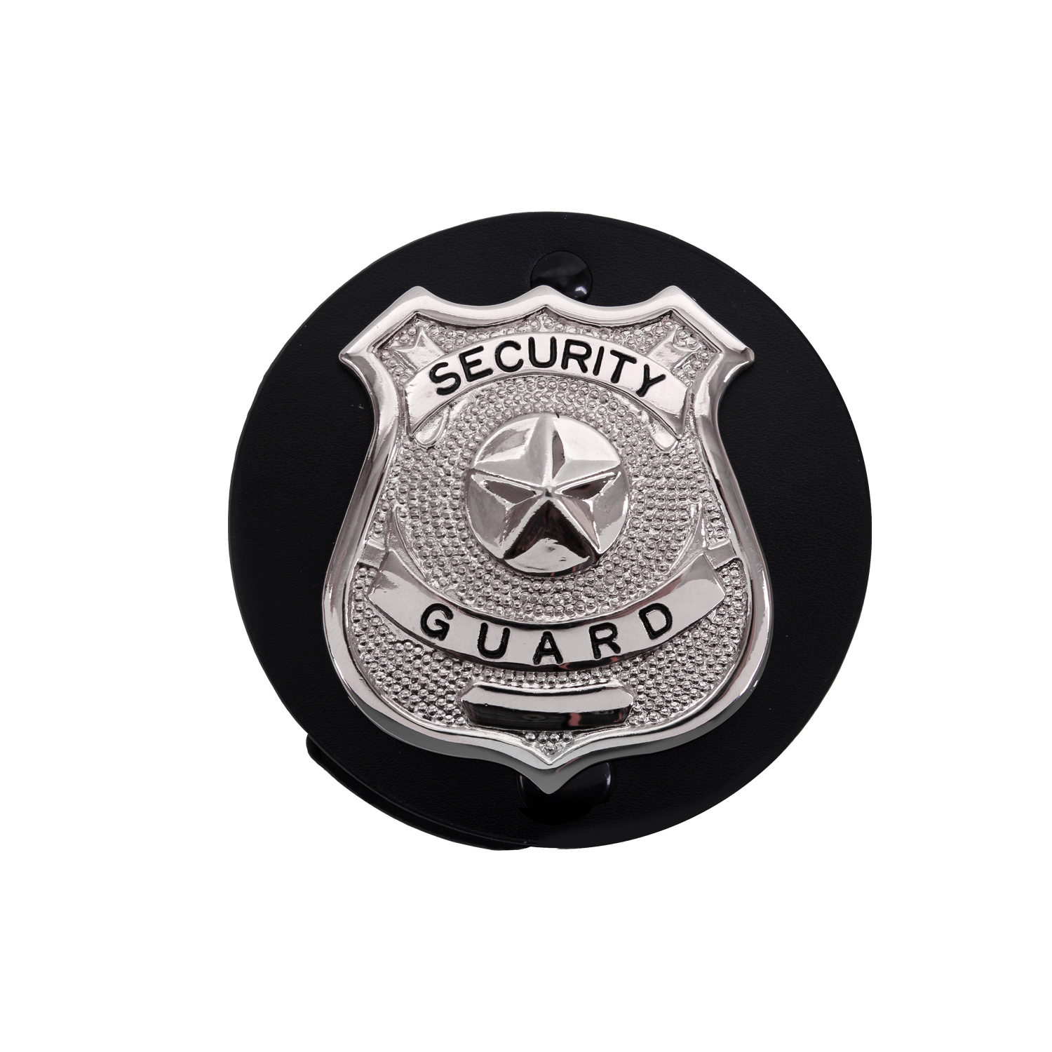 Rothco Round Leather Clip-On Badge Holder