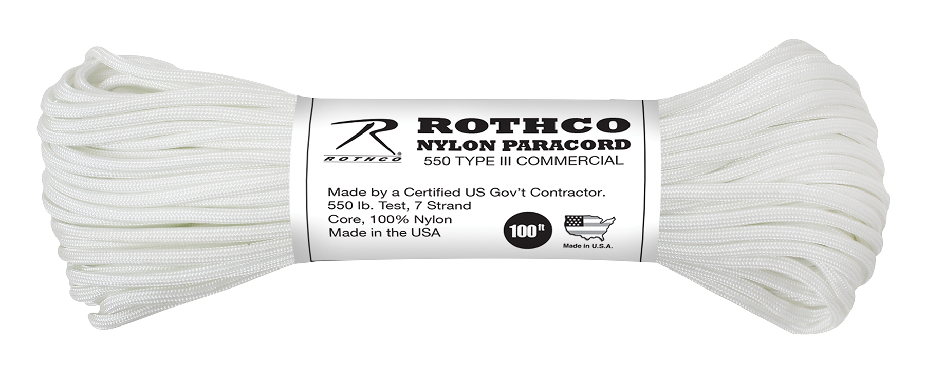 Rothco Nylon Paracord Type III 550 LB