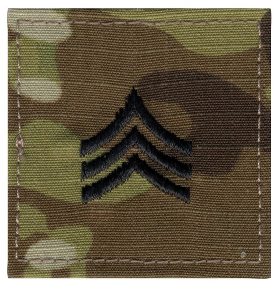 Rothco Official U.S. Made Embroidered Rank Insignia – Sergeant