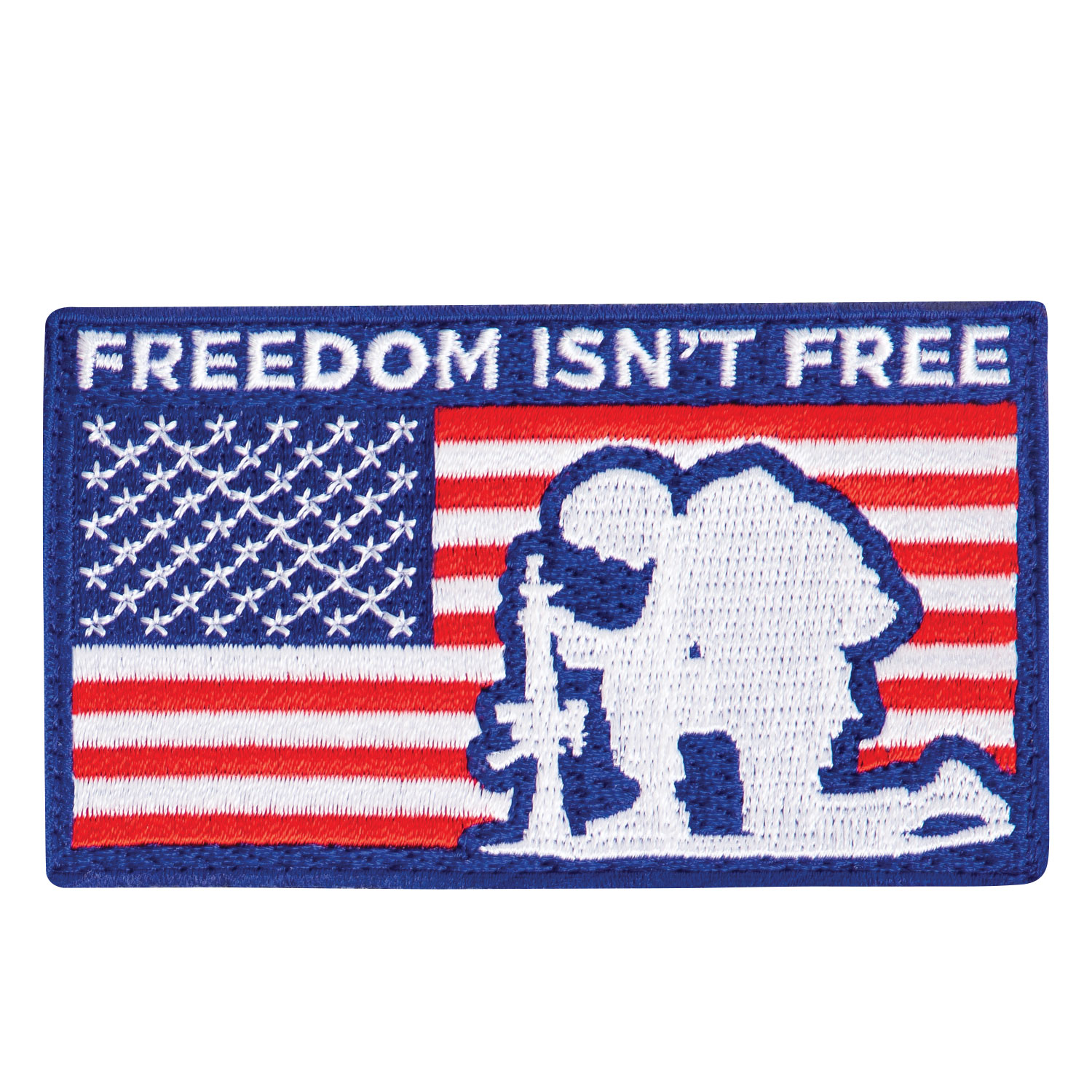 Rothco Freedom Isn’t Free Patch With Hook Back