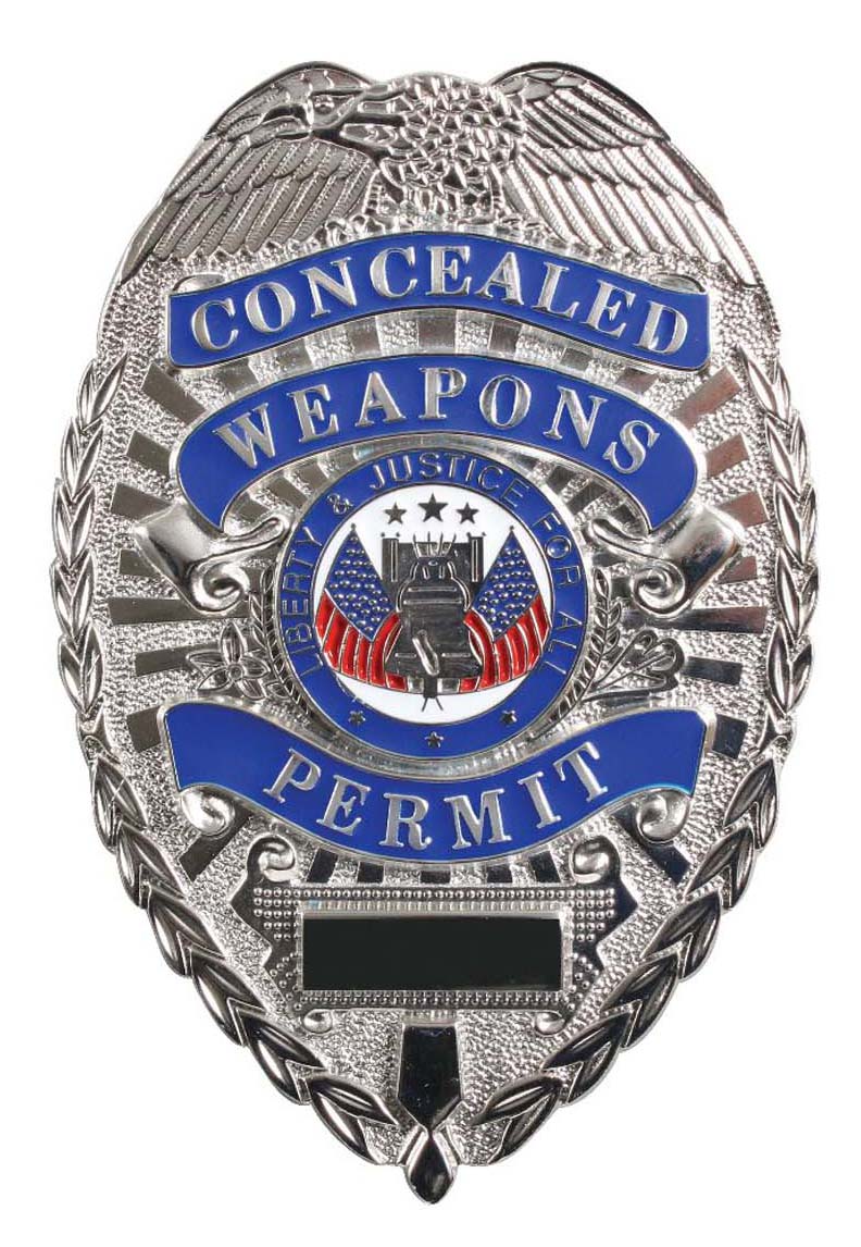 Rothco Deluxe “Concealed Weapons Permit” Badge