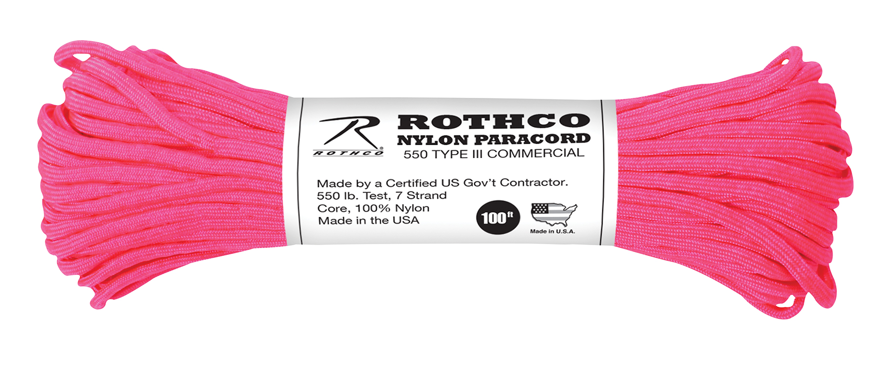 Rothco Nylon Paracord Type III 550 LB