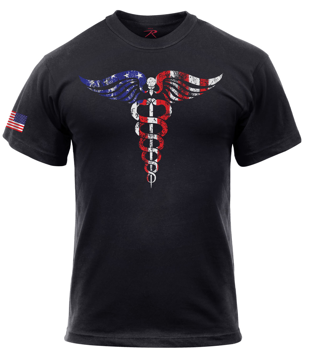 Rothco Medical Symbol (Caduceus) T-Shirt – Black