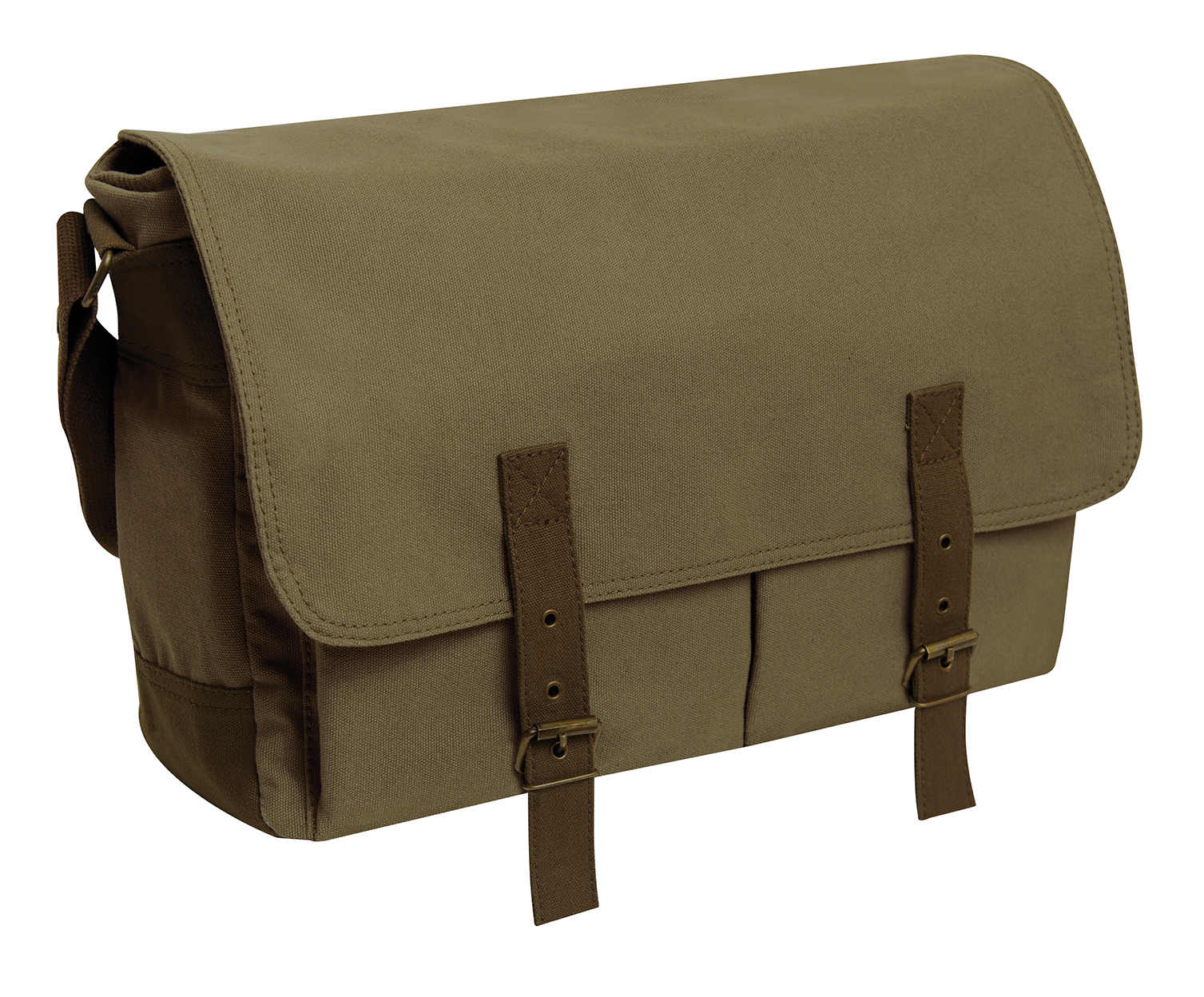 Rothco Deluxe Vintage Canvas Messenger Bag – Olive Drab