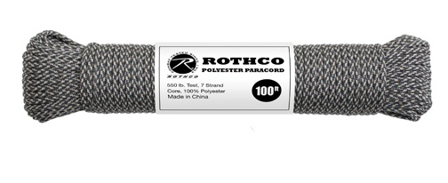 Rothco 550lb Type III Polyester Paracord