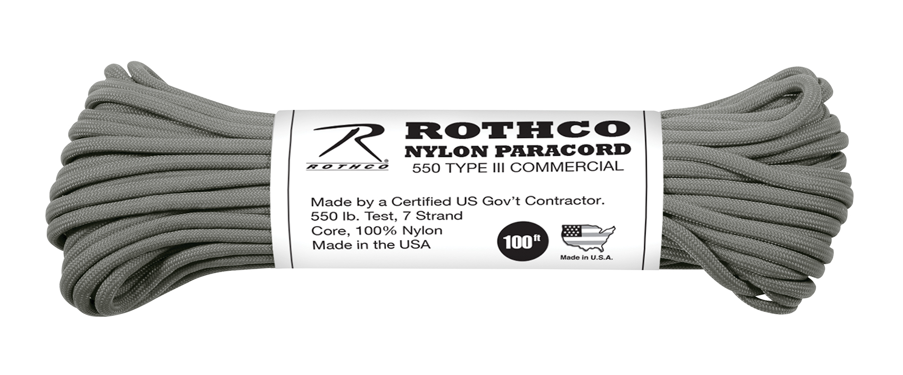 Rothco Nylon Paracord Type III 550 LB