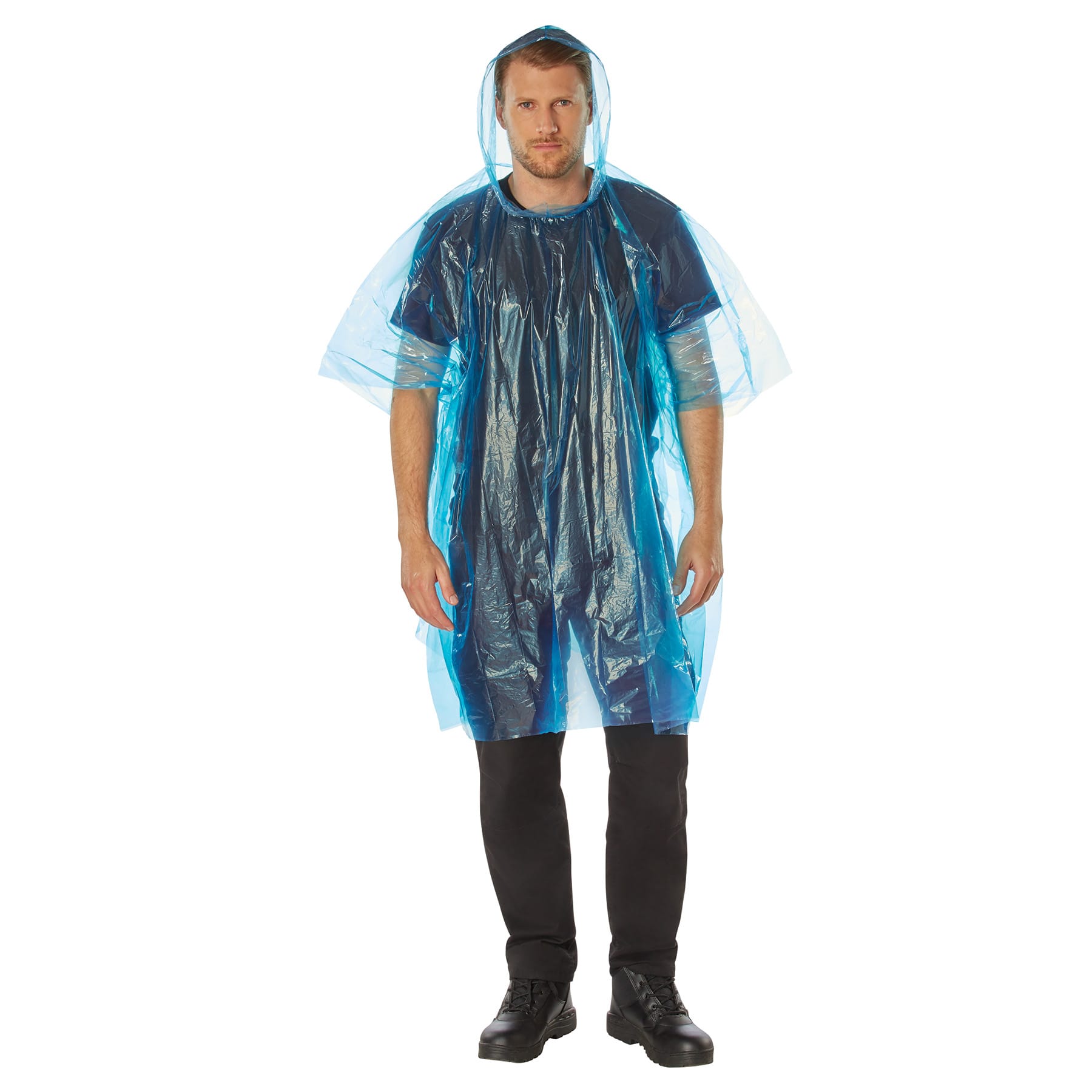 3681BLUE-FRONT-A.jpg Rothco All Weather Emergency Poncho