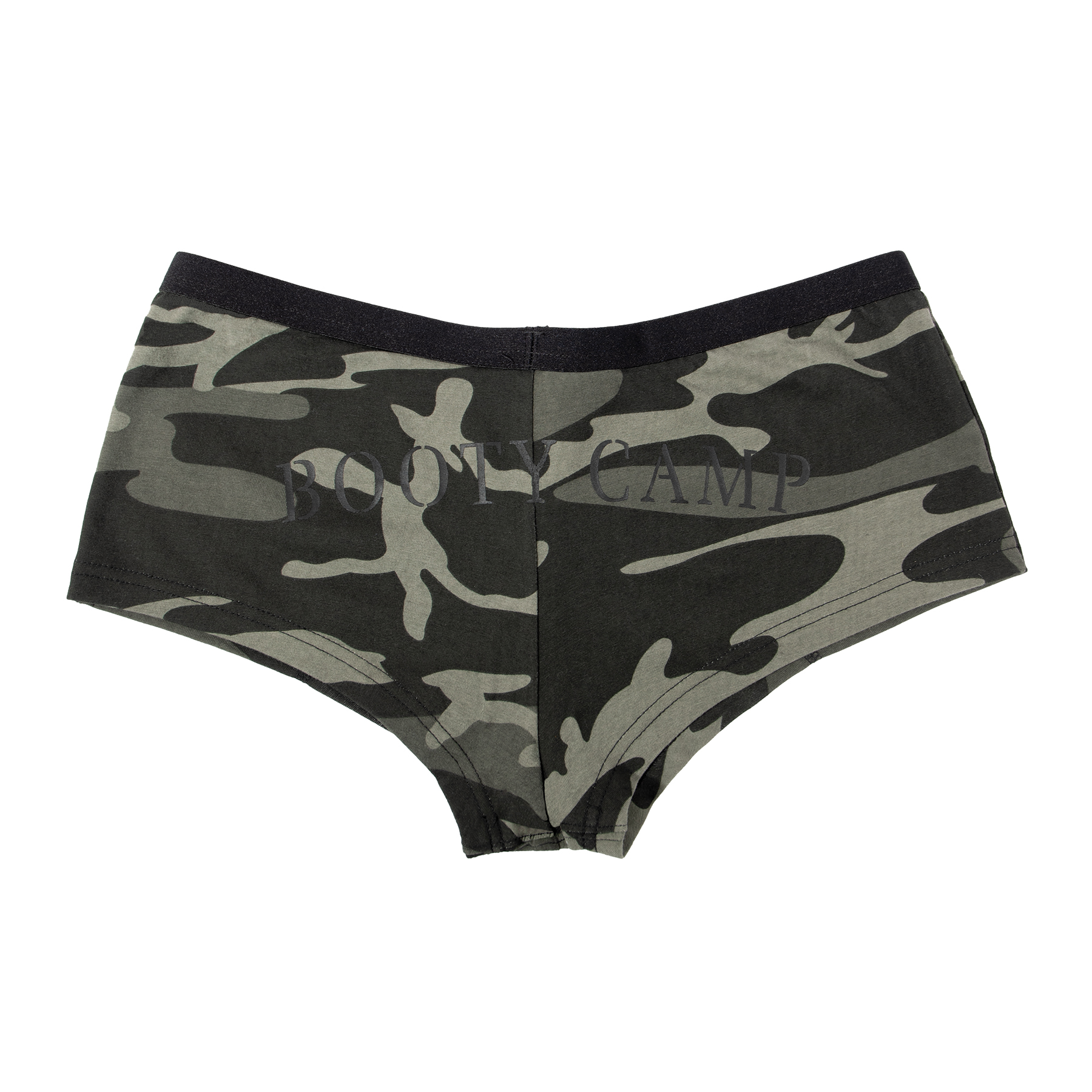 Rothco Black Camo “Booty Camp” Booty Shorts