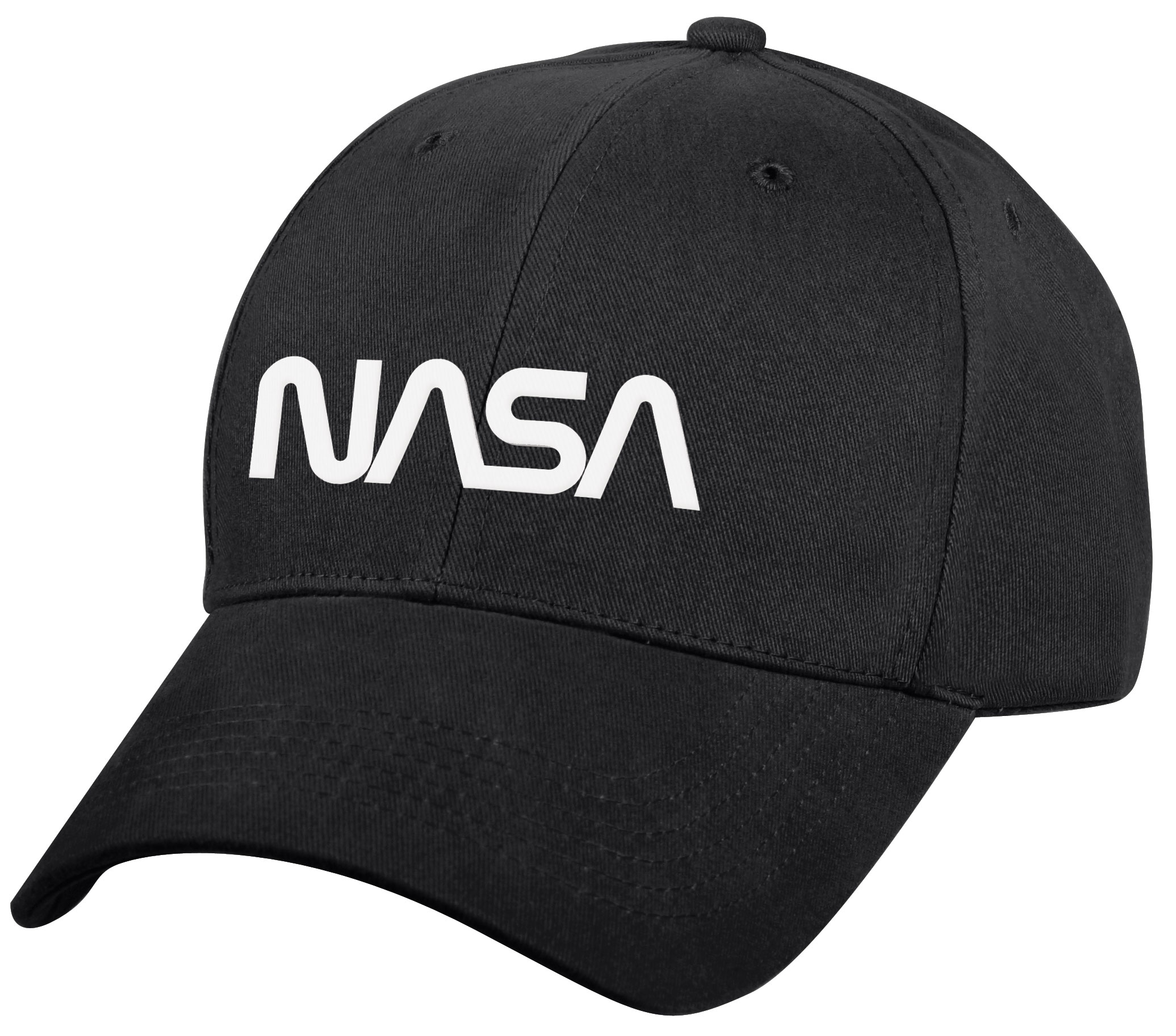 Rothco NASA Worm Logo Low Profile Cap – Black