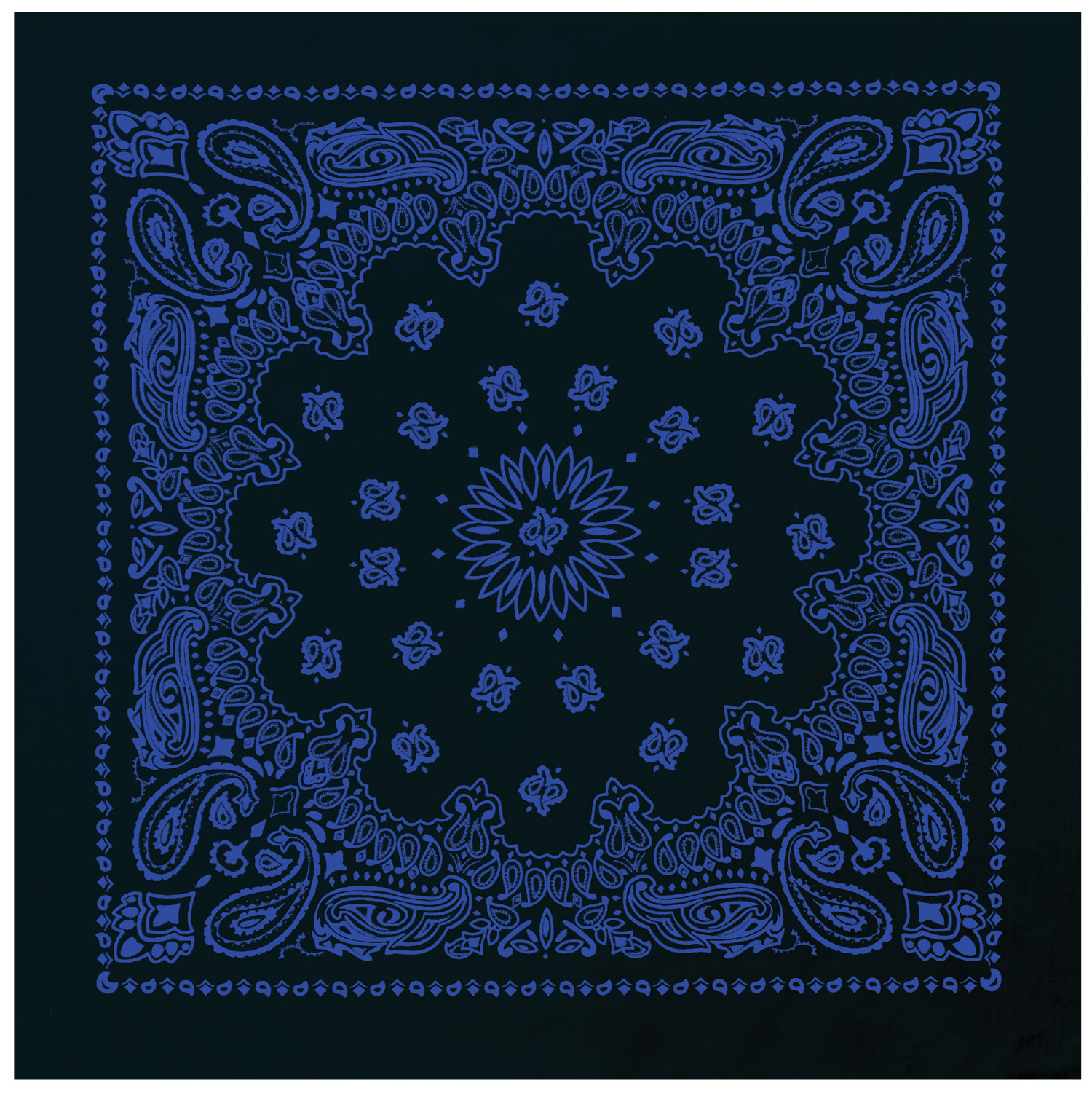 Rothco Trainmen Paisley Bandana – Extra-Large – 27” X 27″