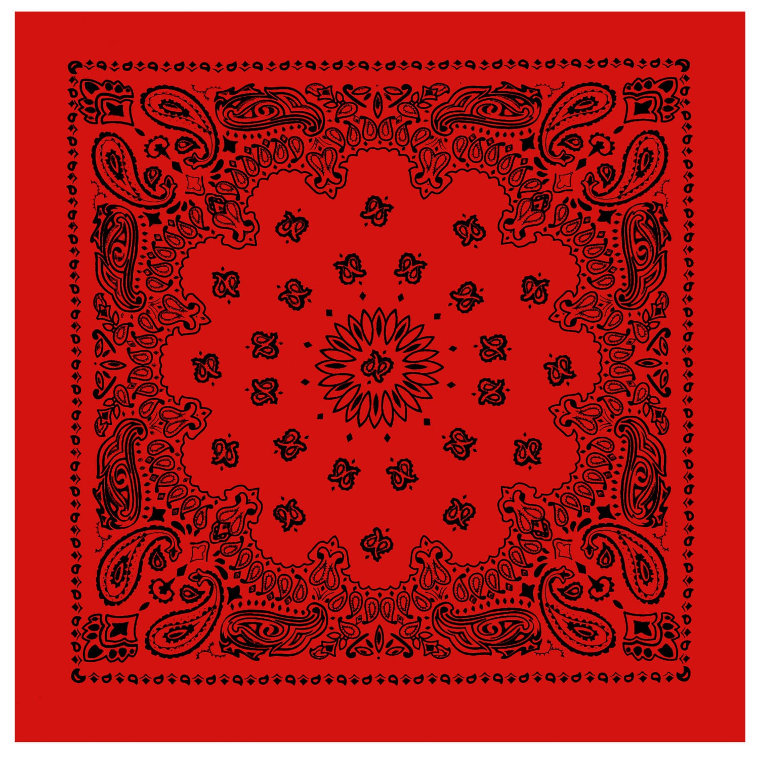 Rothco Trainmen Paisley Bandana - 22" X 22"
