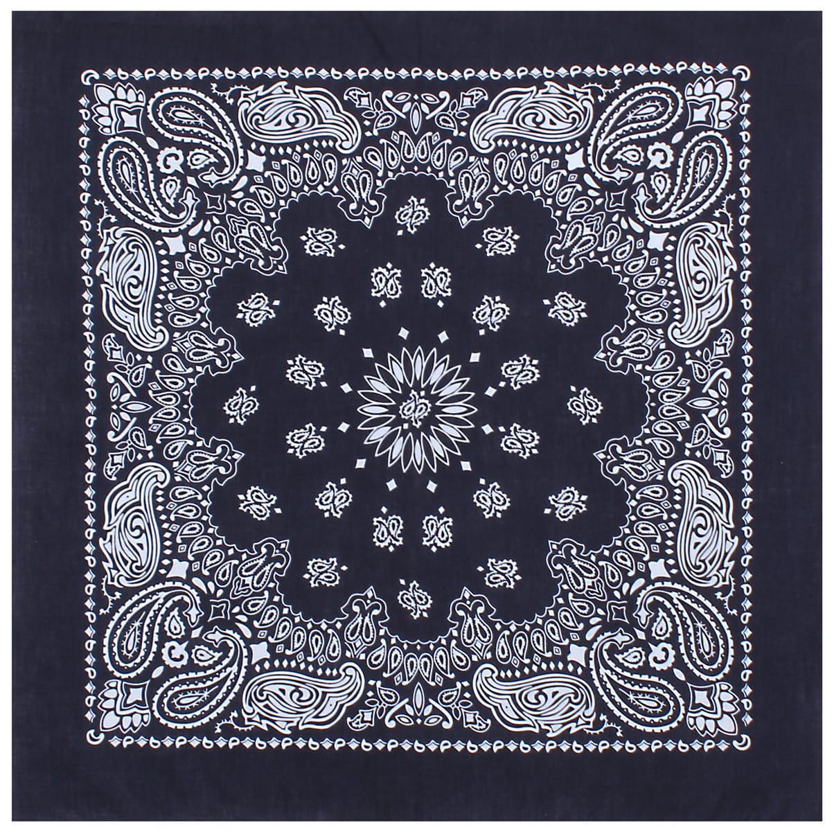 4349-Dark_Blue-A-amazon.jpg Rothco Trainmen Paisley Bandana – Extra-Large - 27” X 27"