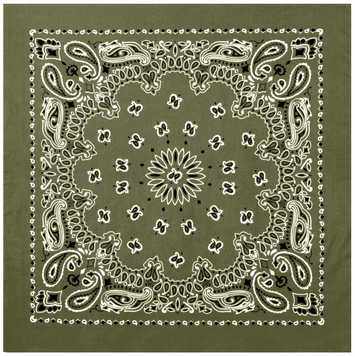 4349-OD-A-amazon.jpg Rothco Trainmen Paisley Bandana – Extra-Large - 27” X 27"