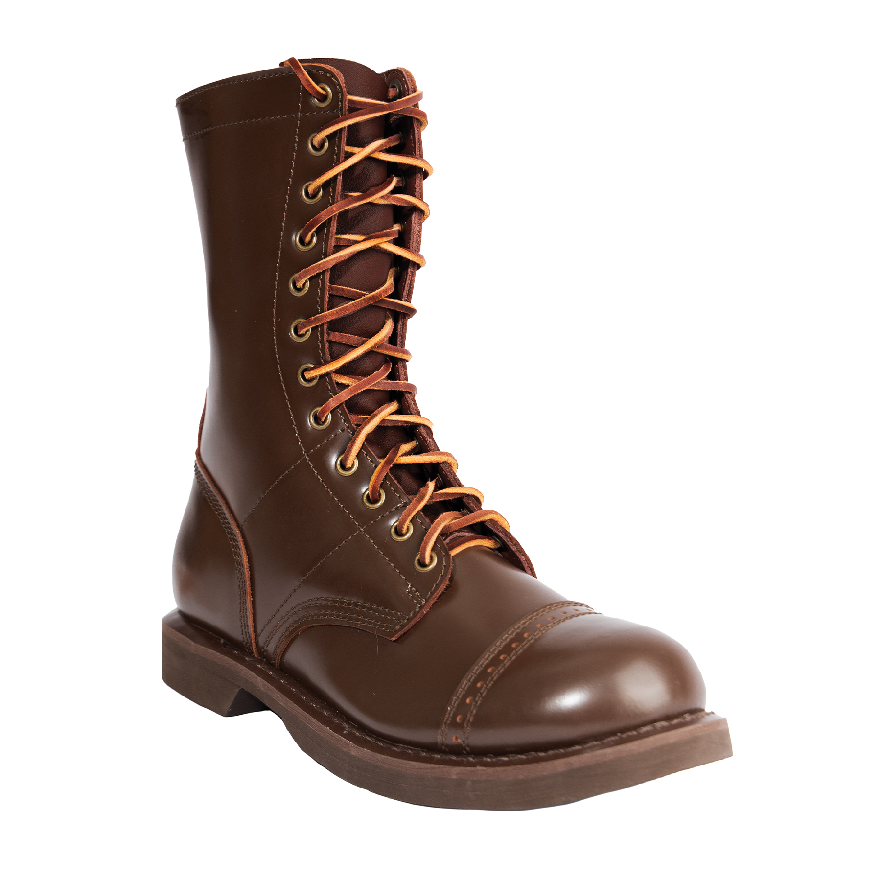 Rothco Brown Leather Jump Boot – 10 Inches