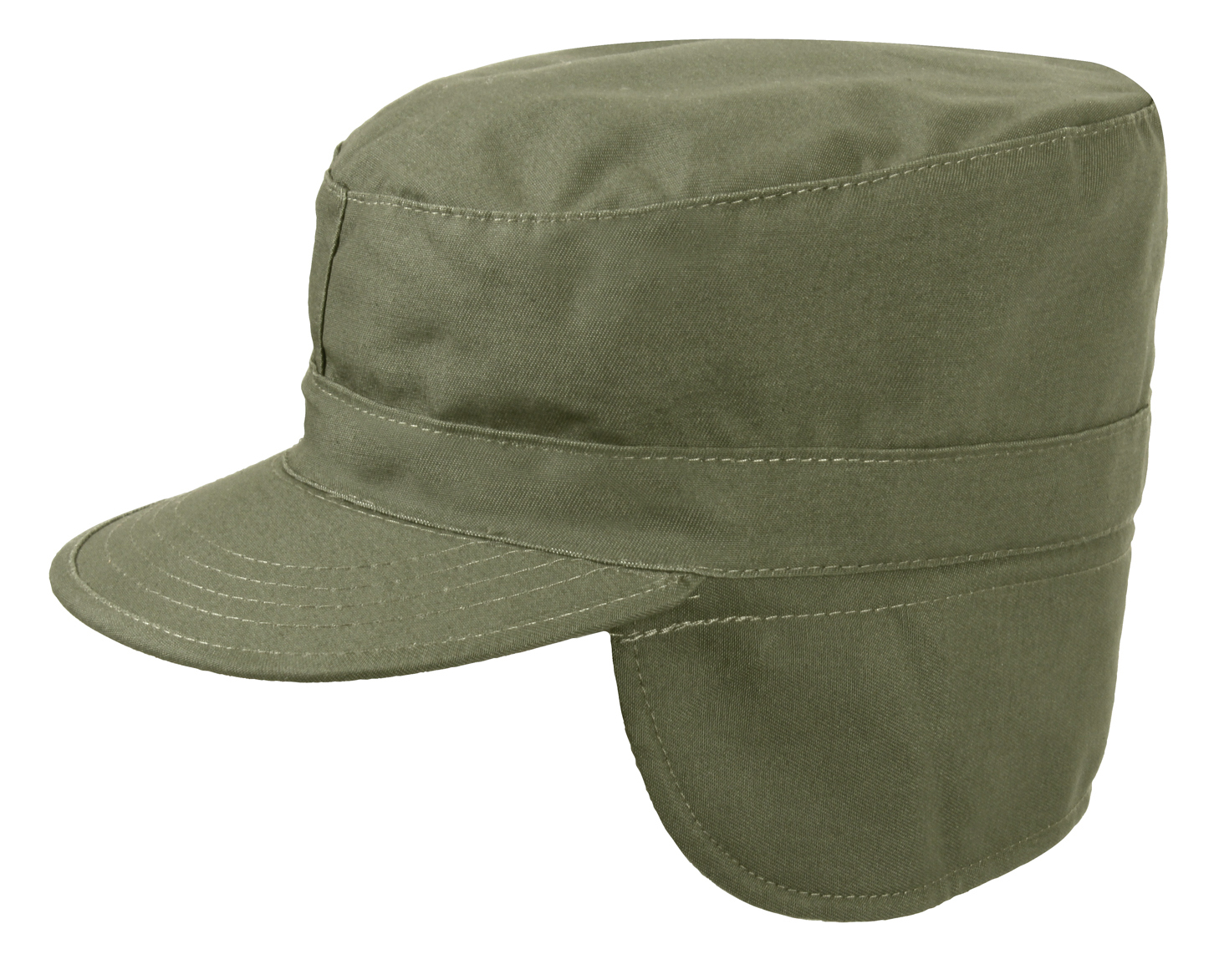 Rothco G.I. Type Combat Caps With Flaps – Olive Drab