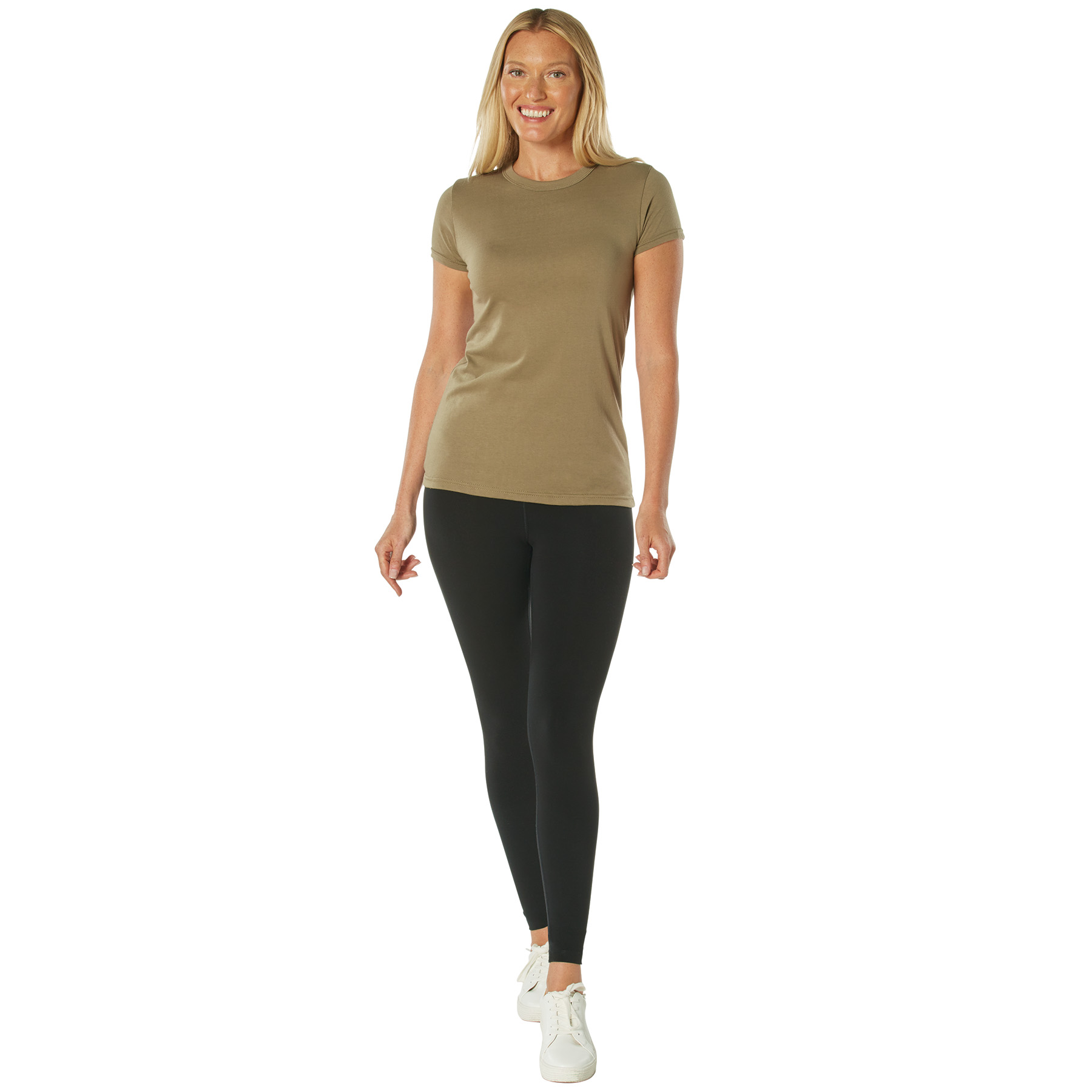 Rothco Womens Longer T-shirt – Coyote Brown