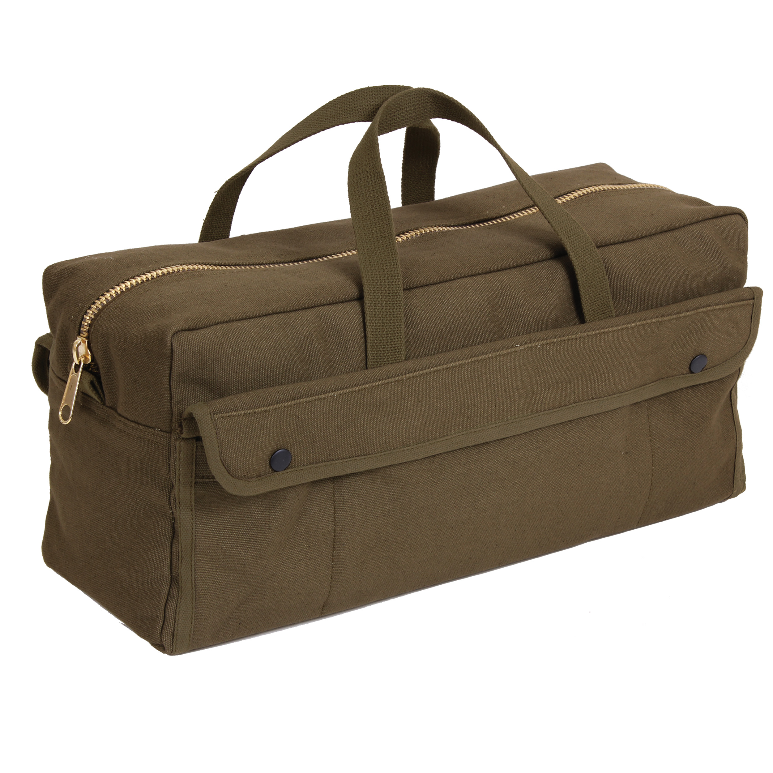Rothco Canvas Jumbo Tool Bag With Brass Zipper