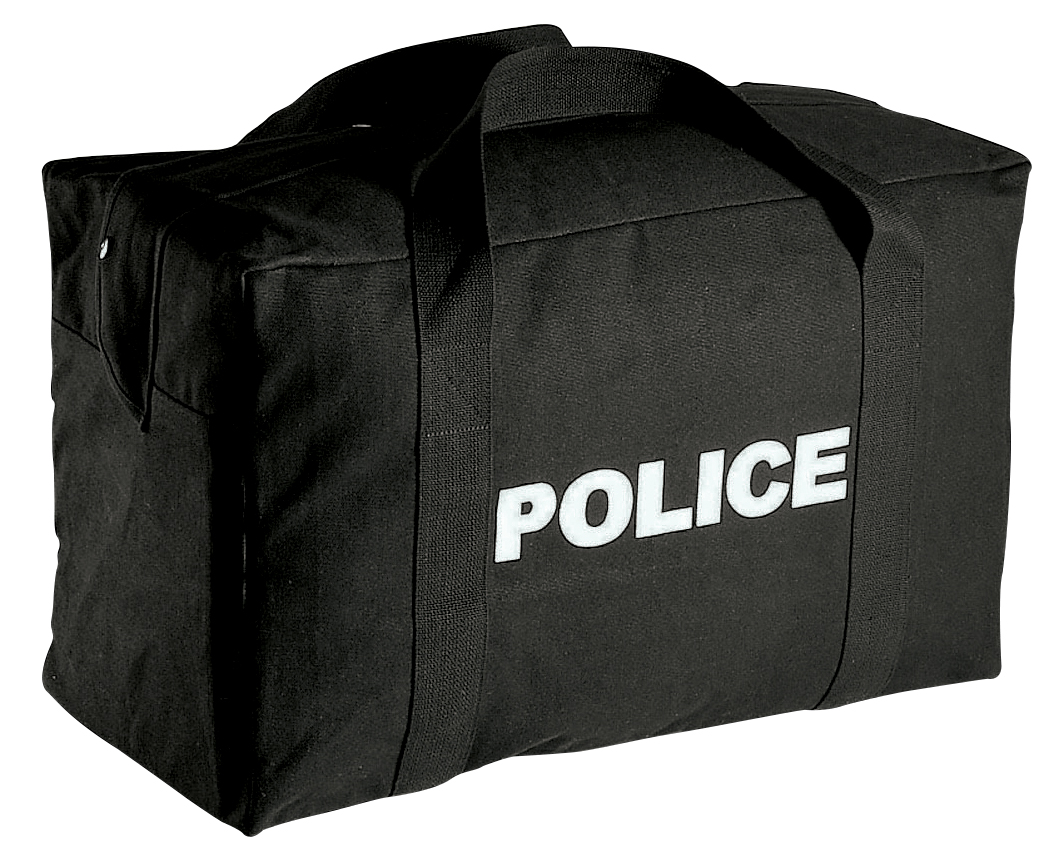 Rothco Large Canvas Police Gear Bag – Black