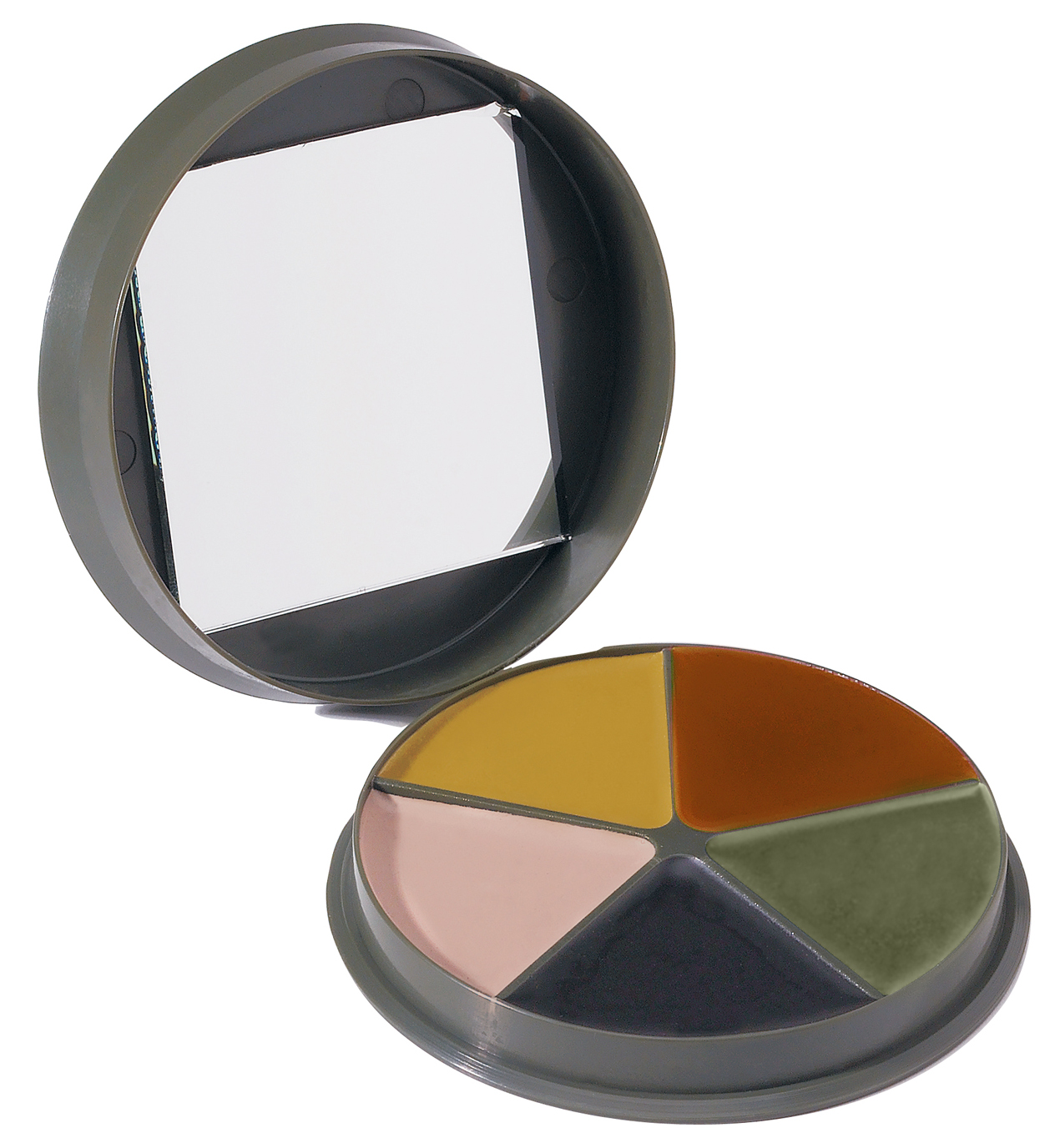 Rothco GI Type 5 Color Camo Face Paint – Round Compact