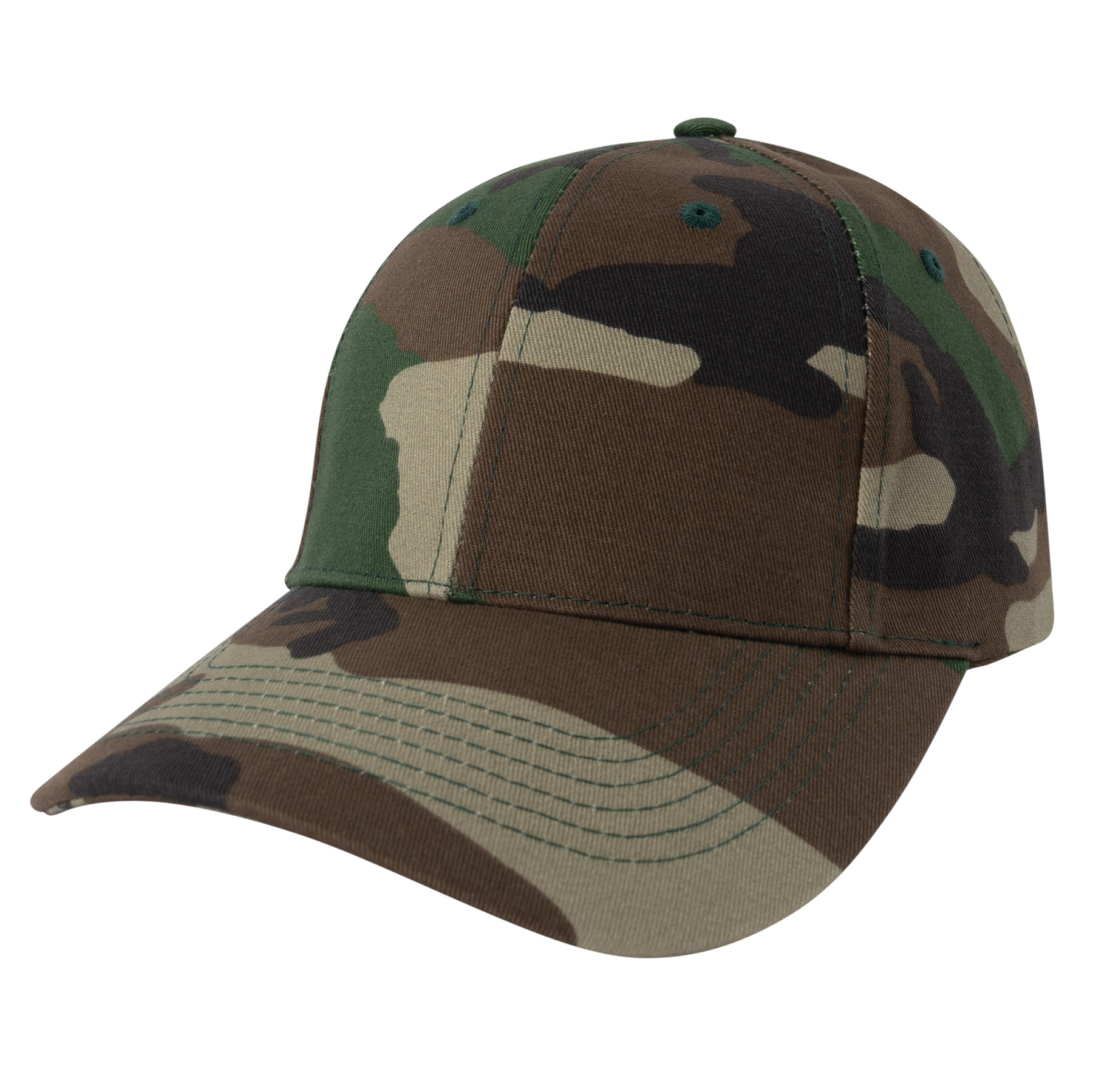 Rothco Kid’s Camo Low Profile Cap – Woodland Camo